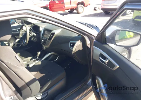 2014 Hyundai Veloster Base W/Black z USA, uszkodzony, nr VIN KMHTC6AD4EU214798